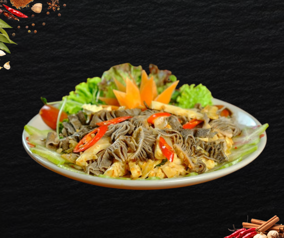 LÁ SÁCH ĐEN XÀO SATE 