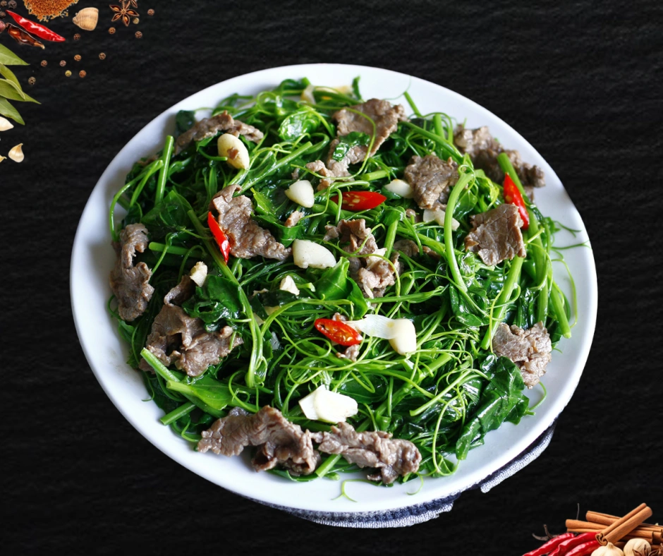 RAU RỪNG GIA LAI XÀO BÒ