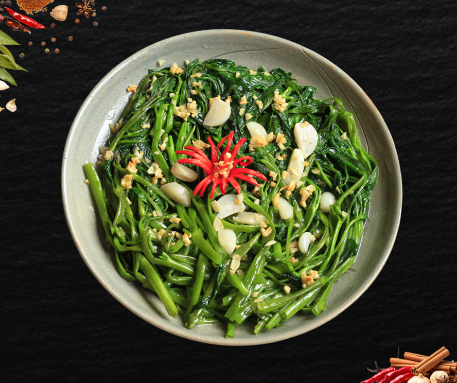 RAU MUỐNG XÀO TỎI 