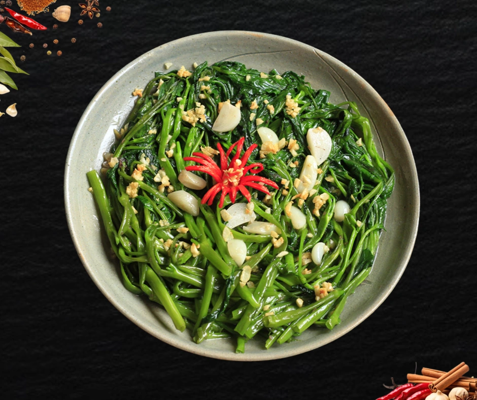 RAU MUỐNG XÀO TỎI