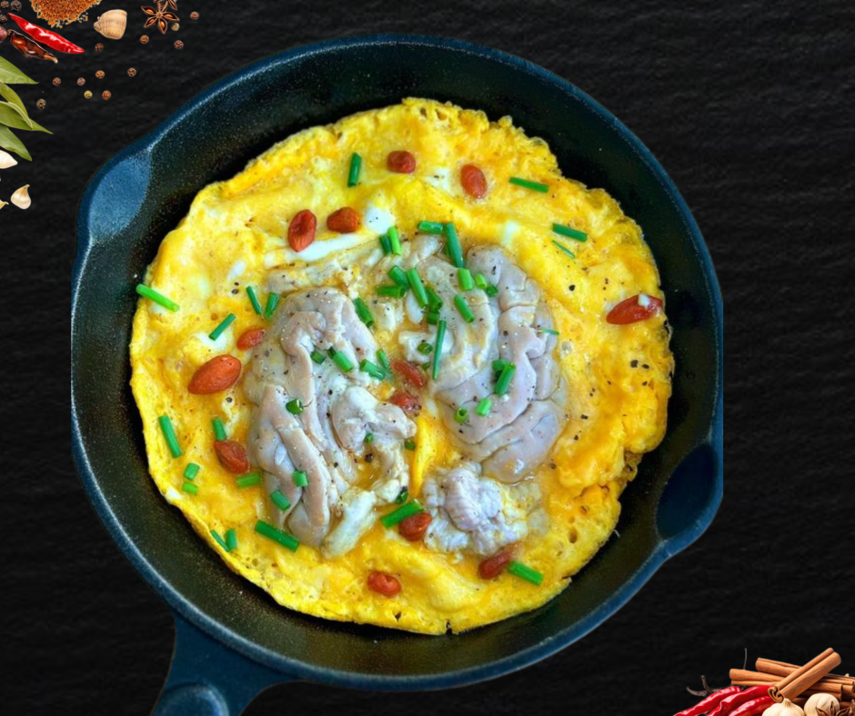 ÓC BÒ CHIÊN TRỨNG 