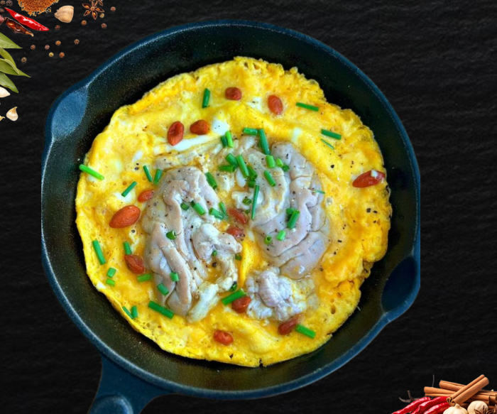 ÓC BÒ CHIÊN TRỨNG 