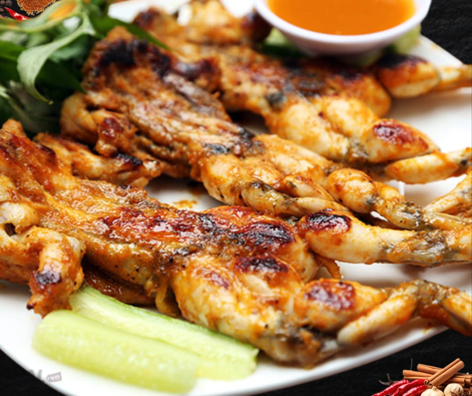 ẾCH NƯỚNG MUỐI ỚT