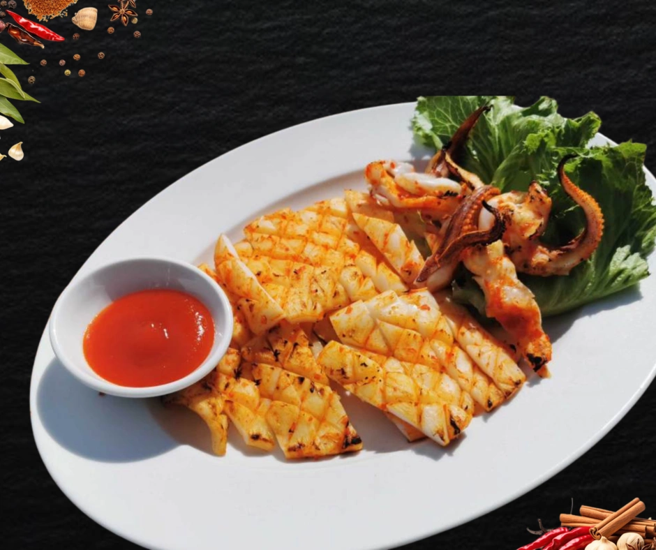 MỰC NANG NƯỚNG MUỐI ỚT