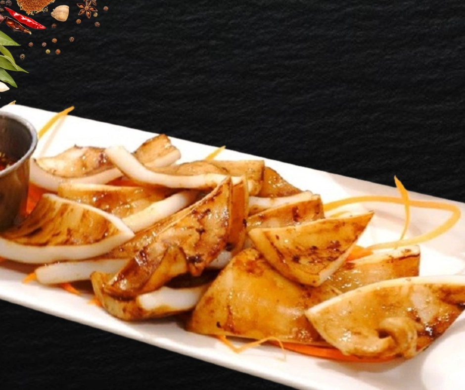 MỰC NANG CHIÊN NƯỚC MẮM