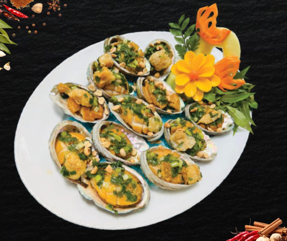 BÀO NGƯ NƯỚNG MỠ HÀNH 