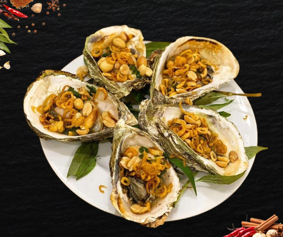 HÀU SỮA NƯỚNG MỠ HÀNH